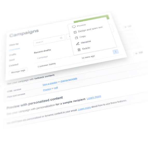 MyCampaigns Manage